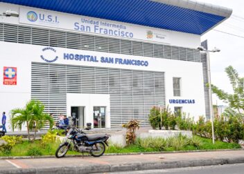 Fachada del Hospital San Francisco, Unidad Intermedia de la USI en Ibagué